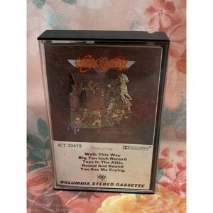 Aerosmith Toys in the Attic Cassette Tape Columbia Stereo JCT 33479